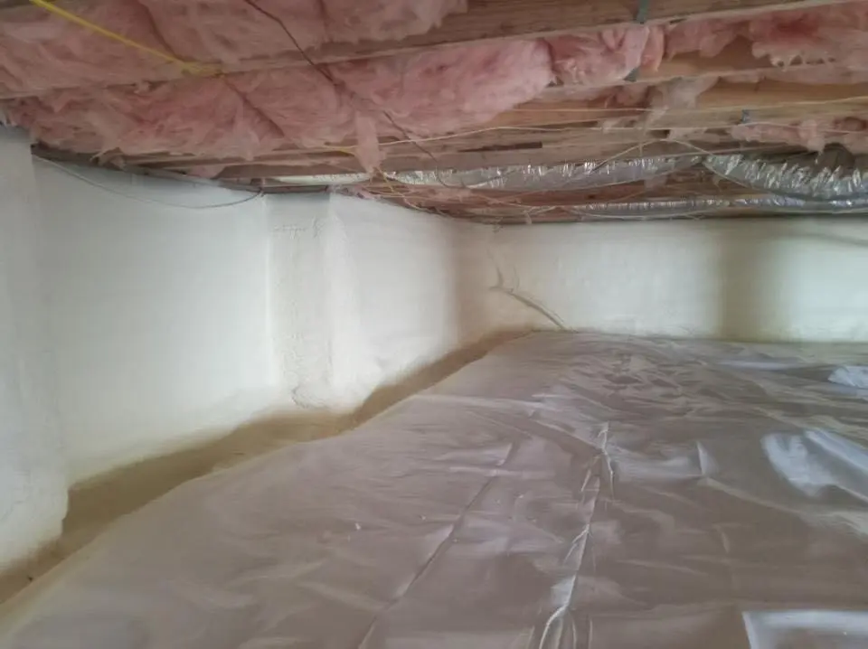 Crawl space encapsulation with closed-cell spray foam for Roof Maintenance in Polk City